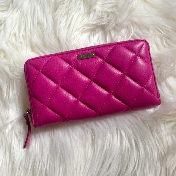 kate spade Handbags - hot pink kate spade wallet
